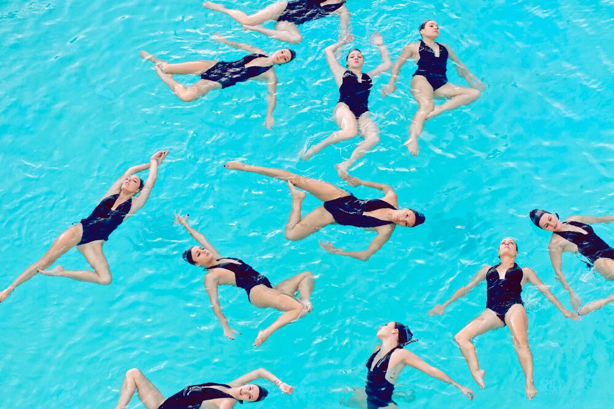 Aqualillies's tweet photo. 🌀 Organized Chaos 🌀 #AqualilliesEU @Golden_Tulip 
Photo: Nicolas Kaplan Photographe 
Suits: @PainDeSucre_fr https://t.co/h3yQzgTkSR
