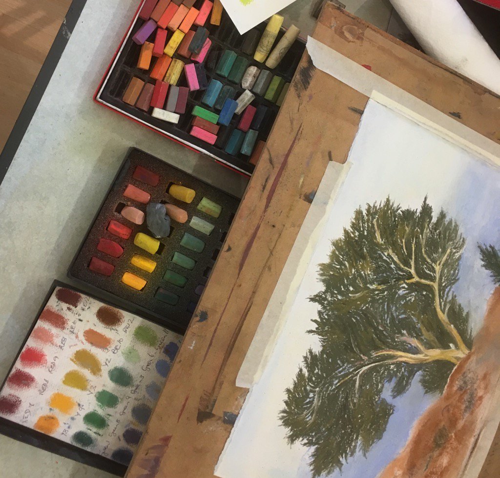 DavidBrammeld's tweet photo. Thanks everyone who attended the #PastelWorkshop @rbsagallery Thurs with @DavidBrammeld. Was a great day. https://t.co/3mYwlrdXhM