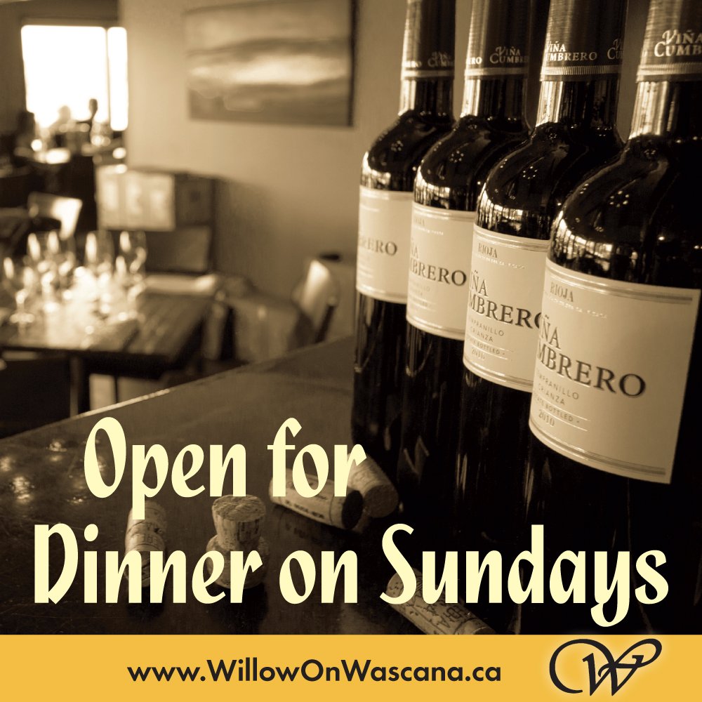 Sunday is YouDay so join us for SUNDAY DINNER. Walk-ins welcome. Families most certainly welcome. GF &amp; dietary restrictions welcome. #YQR