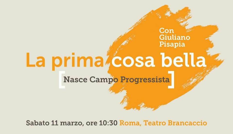 cecchettifra's tweet photo. La prima cosabella #4marzo a Roma per #CampoProgressista con @giulianopisapia https://t.co/5NwH7c4iqL