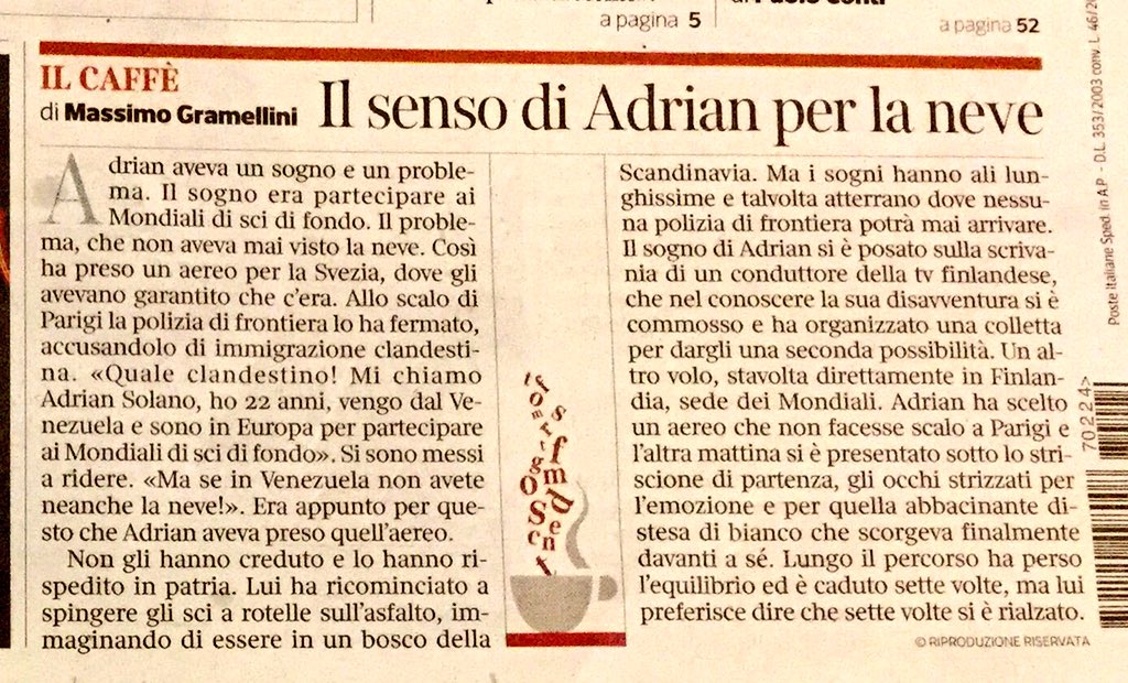 BrufoloBill's tweet photo. .@MaxGramel fantastica storia di @adrianalvias 🎿 felicitaciones!👏 thanks to @Valavuori #associando sogno e realtà! https://t.co/blvxsagg75