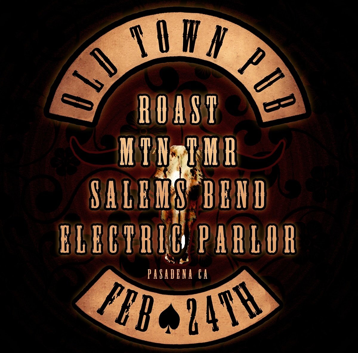Tonight we are up in Pasadena CA w some rad bands <a href="/MTNTMRs/">Mountain Tamer</a> #Roast #Salemsbend. At  #oldtownpub 🍺🍺🤘🤘#stonerrock #rocknroll #doom #losangeles
