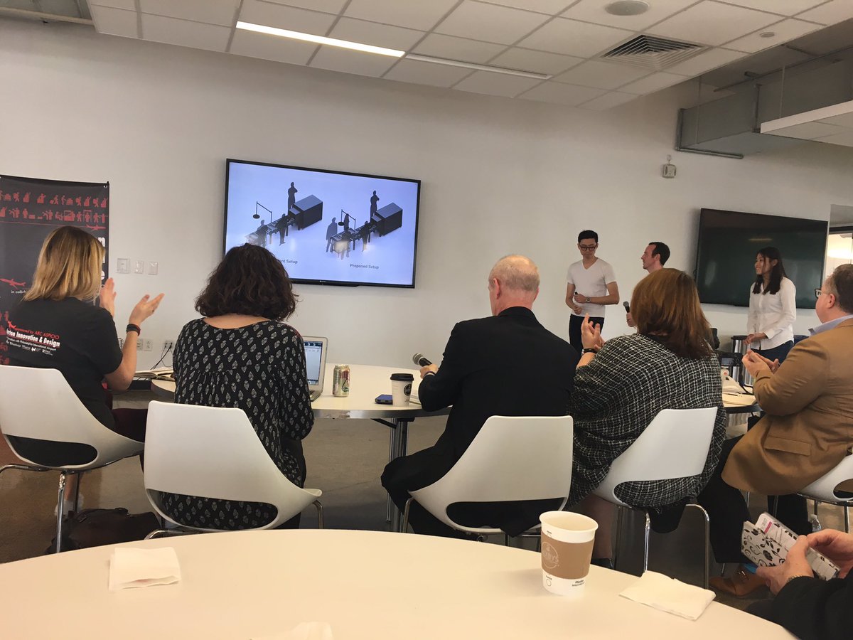 jeanleeee's tweet photo. The esteemed judges at the #penndesignchallenge #tsa #dhs https://t.co/CEXOqTSskk