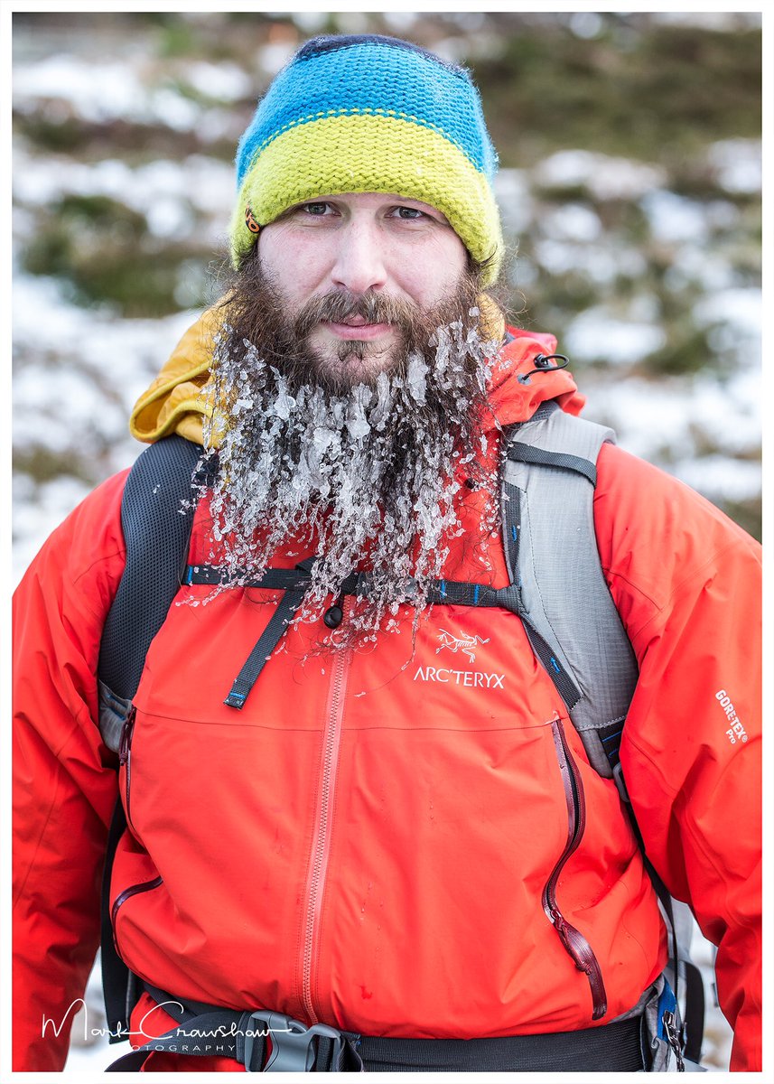 MCPhotography73's tweet photo. Frozen @Arcteryx @CairngormMtn @VisitScotland #cairngorms #mountaineer #Scotland #winter #topbeard #frozenbeard https://t.co/EsMqW94DVI