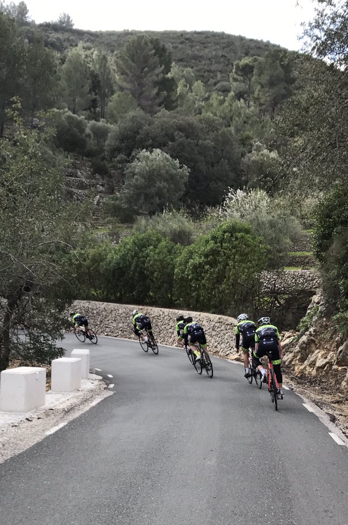 WheelbaseJDT's tweet photo. Day 5. 4min VO2 max efforts up the Col de Rates. #wheelbasecabtech #trainingcamp #spain #calpe https://t.co/vexquPQS7Z