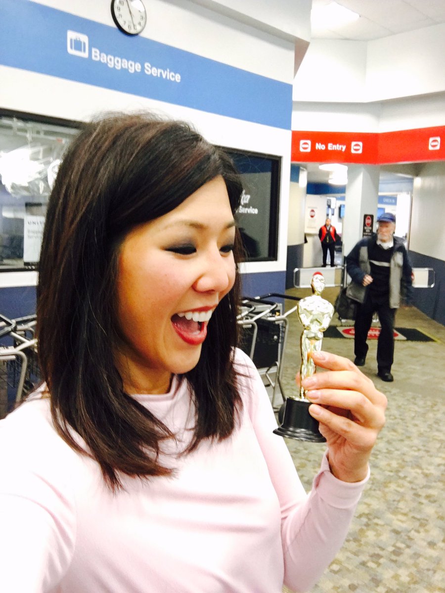 abc7kristensze's tweet photo. "I want to thank my loving family, my talented colleagues and most of all,..." #OscarDreams #IfIWon #AcceptanceSpeech #Oscars #abc7now https://t.co/hYeLUxYgnW