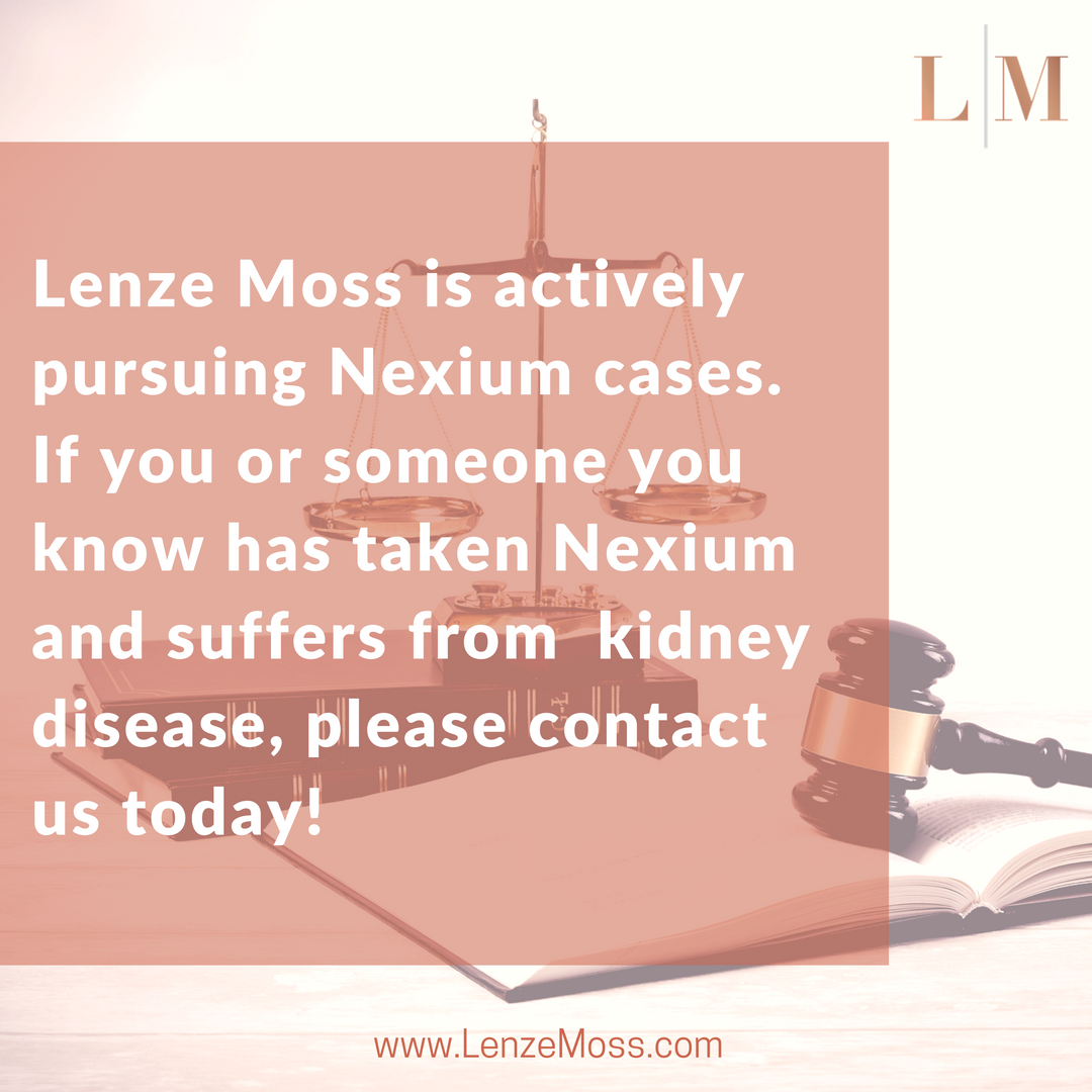 If you or someone you know has taken Nexium and suffers from kidney disease, please contact us today! bit.ly/2hzUFgq