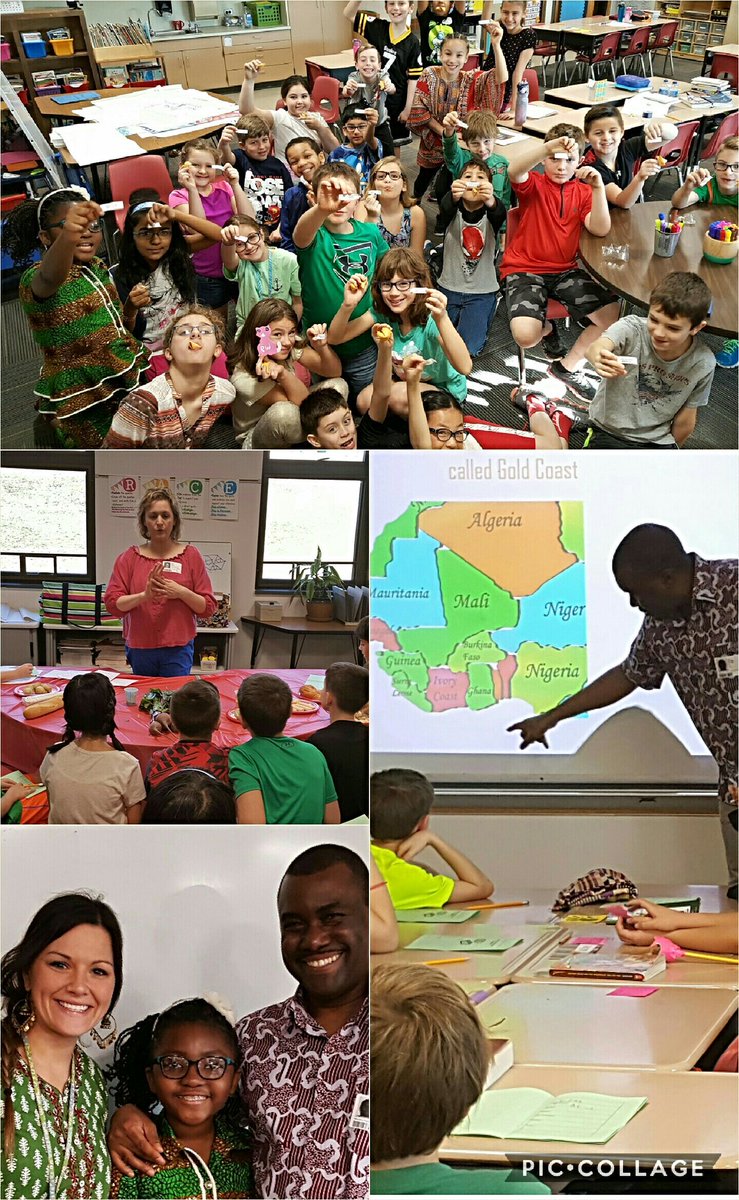 KurtzClassroom's tweet photo. What a great Cultural Day! We visited  Ghana, India, Pakistan, and learned about cultural foods. @SilverSpringES @MrsReeseCV https://t.co/WkD6IFhfwY