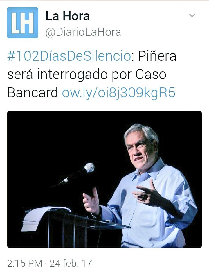 gmanen's tweet photo. Bueno, en el @DiarioLaHora se demoraron casi 3 horas en cambiar el tuit. Parece que la "audacia" de usar el hashtag no fue editorial. https://t.co/dQqwmpMTLz