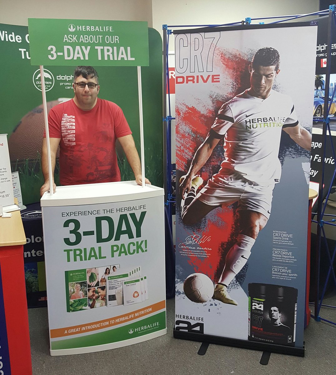 FIT CAMP HERBALIFE Printed Roller Banner/Pop/Pull up Exhibition Stand 