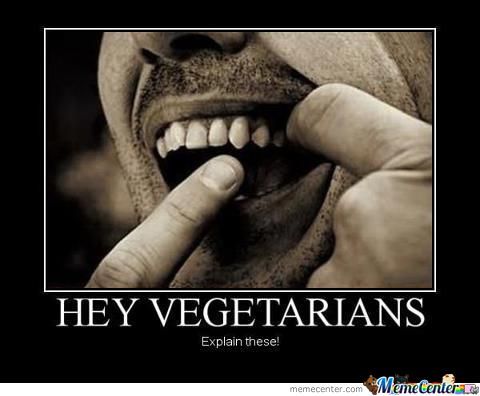 re-tweet if you could never become a vegetarian!!!!