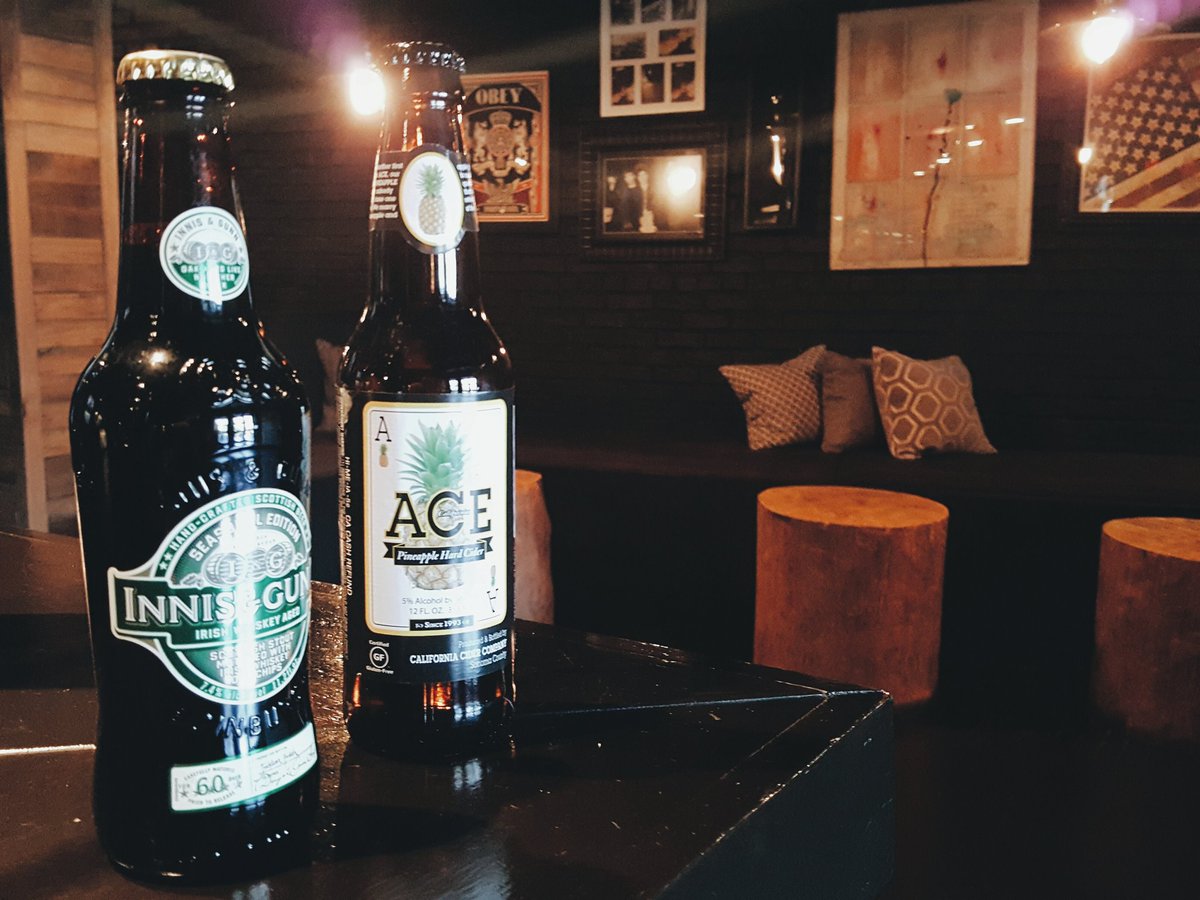1Kept's tweet photo. New beers in the mix, ACE pineapple hard cider &amp; a stout by Innis &amp; Gunn. Come one, come all. #weekendvibes

#1kept #foodie #friday #friyay https://t.co/iV8TusgMFA