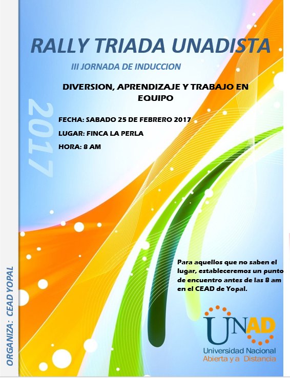 IngindusUNAD's tweet photo. triada unadista- III jornada de inducción @UniversidadUNAD @unadzao @unadceadyopal https://t.co/VwZx50PARu
