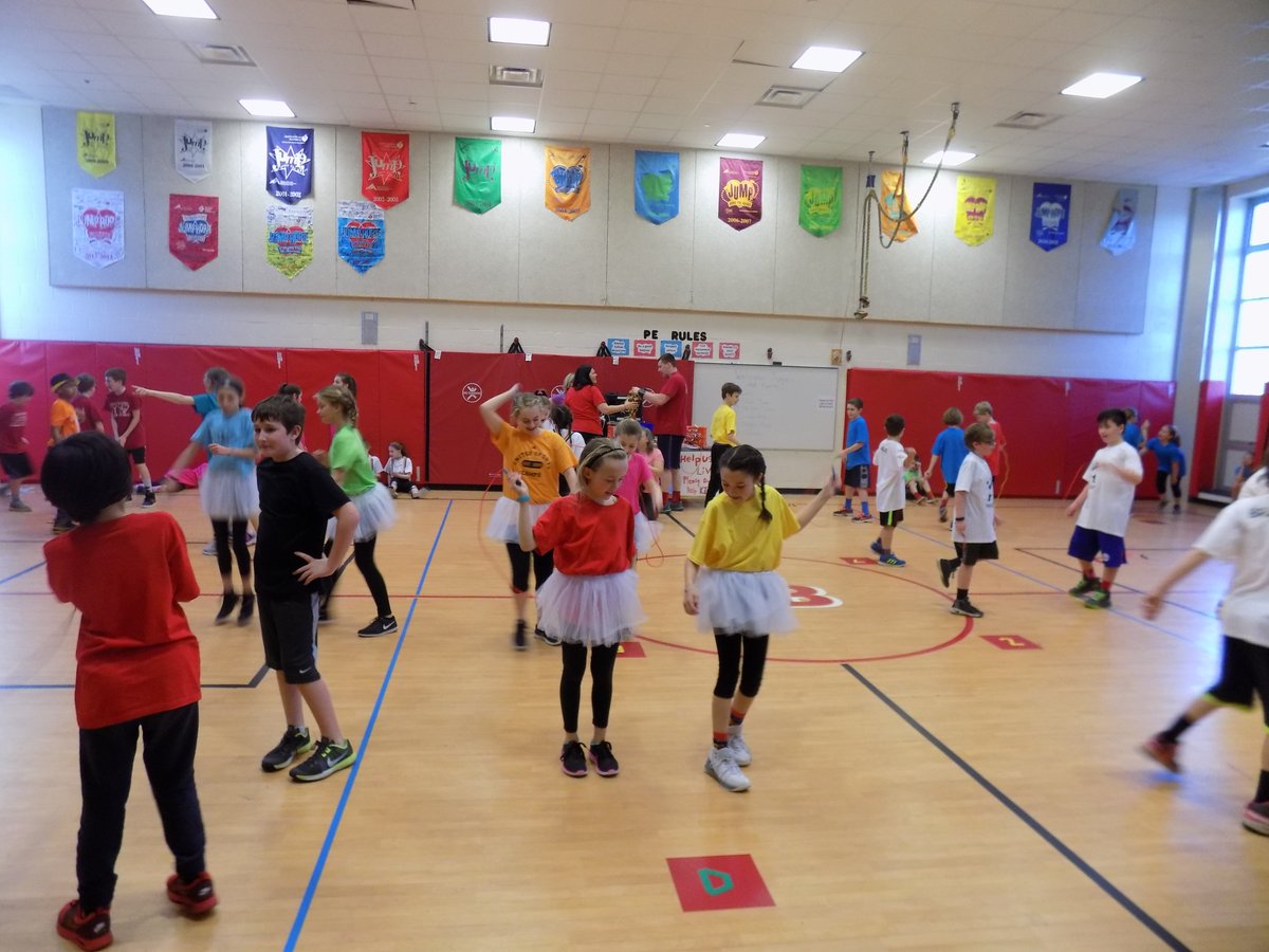 Thank you to Mr. Twaddle and all the volunteers for an outstanding Jump Rope for Heart Day at EBE! Go Cougars! <a href="/WestChesterASD/">West Chester Area SD</a>