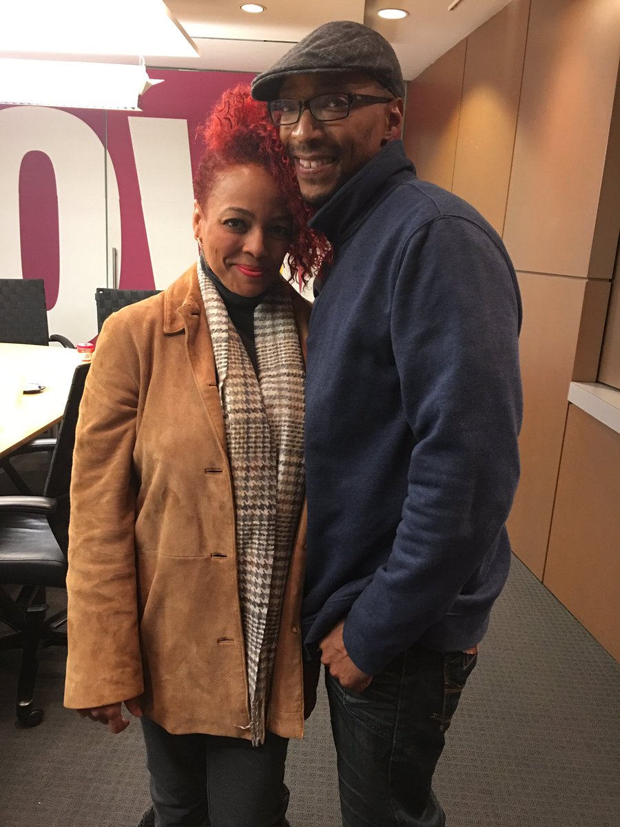 Burrell_Comm's tweet photo. What a blessing it was to have Kim Fields and her husband Chris Morgan stop by the office to talk shop. #BurrellVisits #TeamBurrell https://t.co/DHYuE4x63l