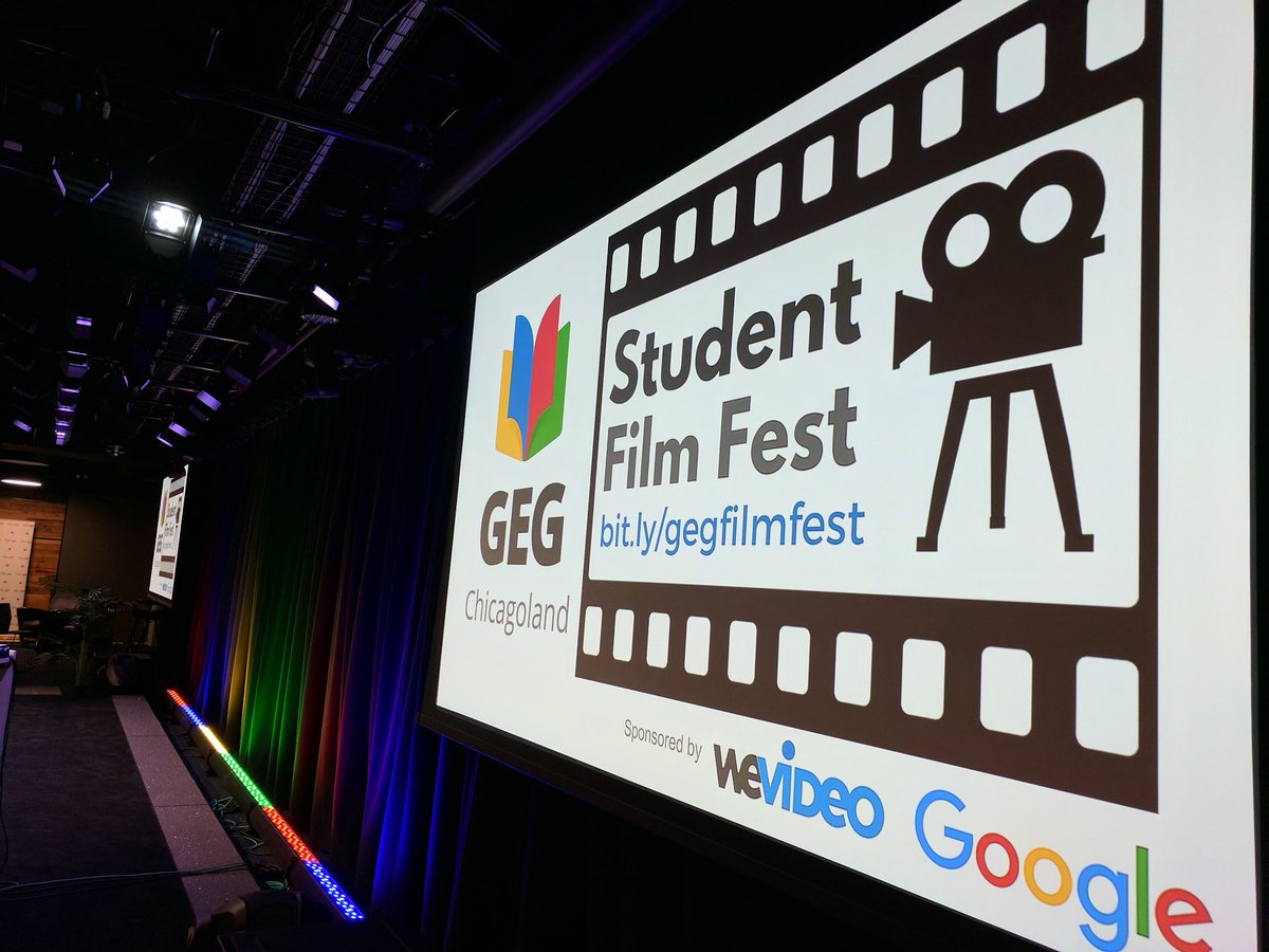 CONGRATS to the student filmmakers honored at today's #GEGChi Student Film Fest! #studentvoice See the films here: bit.ly/gegfilmfest