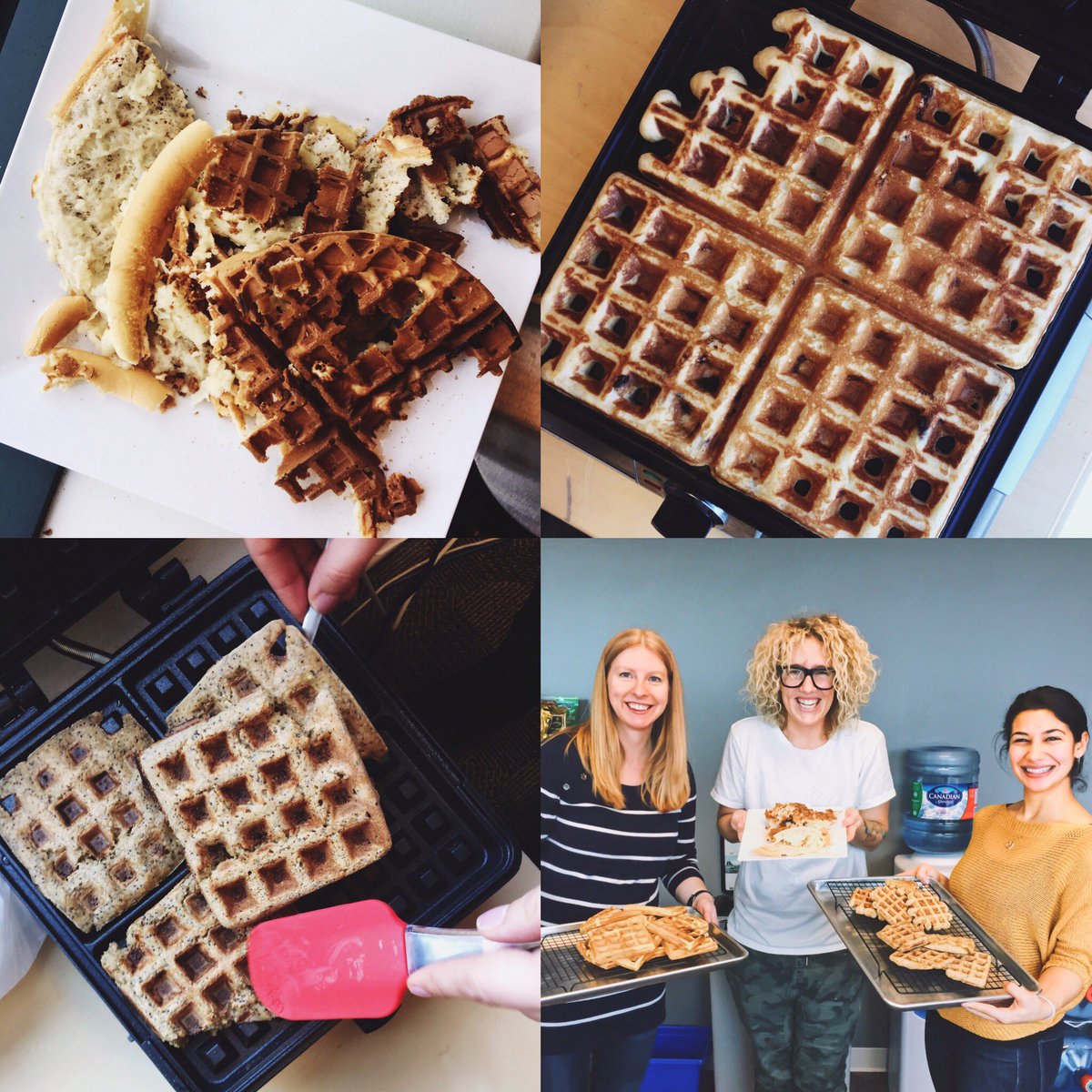 oliolibell's tweet photo. Some people are really great at  making waffles, some people are great at other things 🤦🏼‍♀️
#notachef #wafflefail #feedthedogs #breakfast https://t.co/i7nKIYJAfB