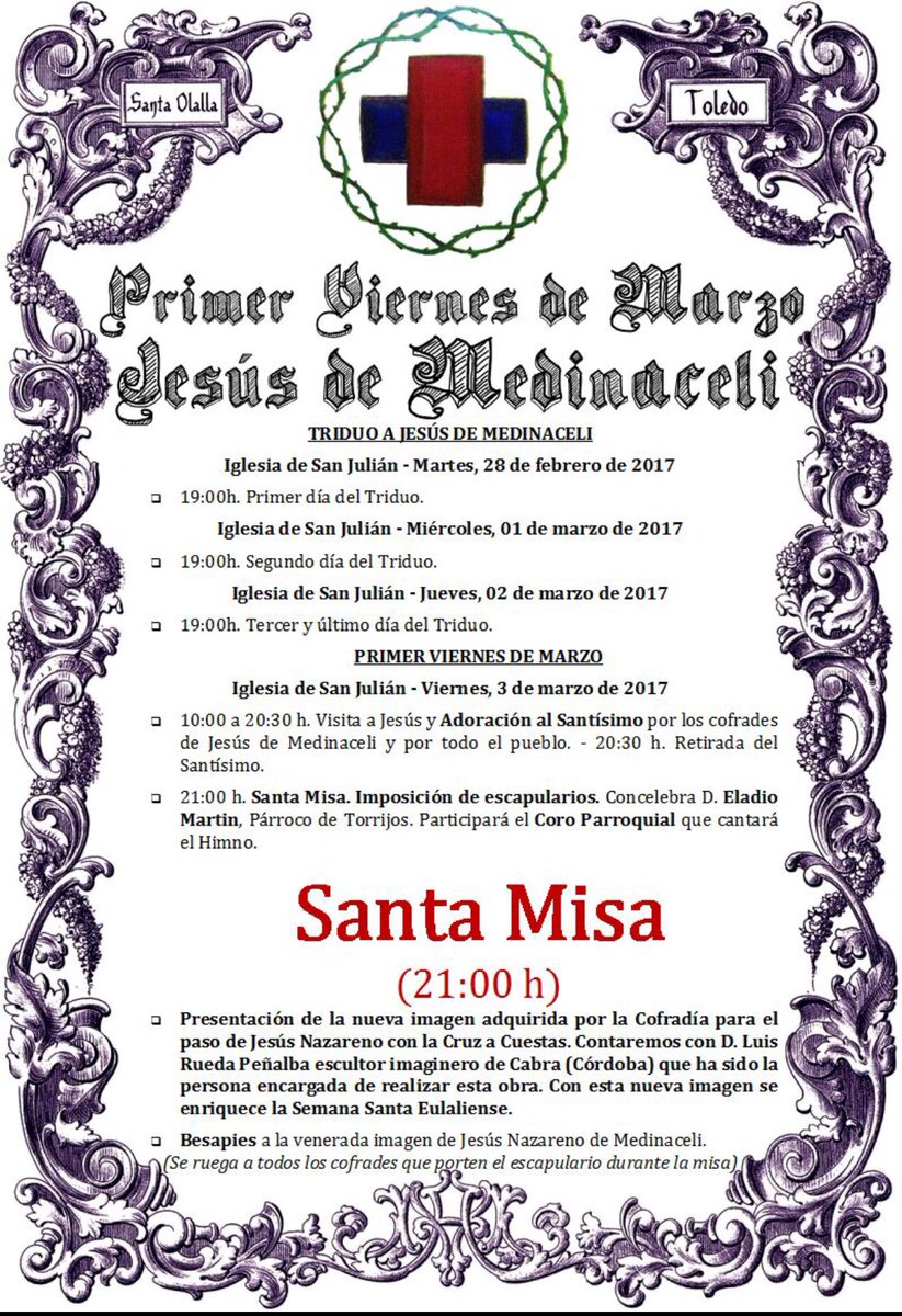 BCT Jesús de Medinaceli (@bandamedinacel1) on Twitter photo 