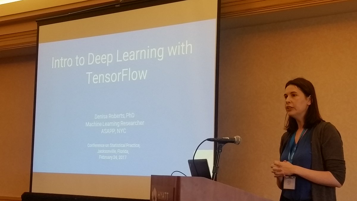 Denisa Roberts putting out a call to action for more statisticians to work on theory of Deep Learning #CSP2017 <a href="/AmstatNews/">ASA</a>