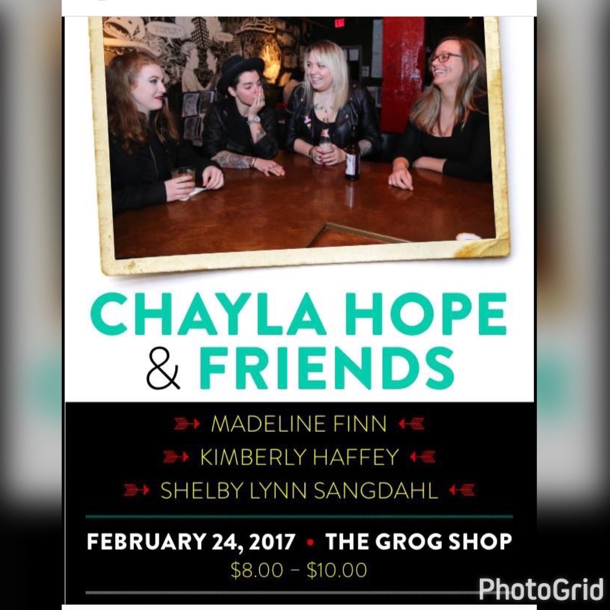mrsettles32's tweet photo. .Tonight @thegrogshop come see #ChaylaHopeAndFriends 8pm! https://t.co/RTMsfemrCm