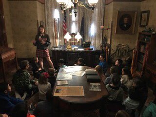 After learning about immigration on our iPads, we took a trip to the Benjamin Harrison home. How fun!! #amplifyccs <a href="/MohawkTrailsEl/">MohawkTrailsElem</a> <a href="/myccs/">myccs</a>