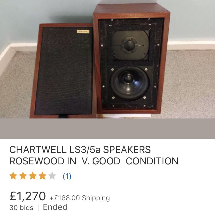 英国 KEF 小売業者 BBC LS3/5a スピーカー