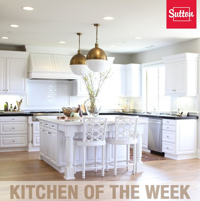TDavidson1's tweet photo. Sometimes simple is the best way to go! A light and airy all white kitchen is our pick for this week! What are... https://t.co/urjhShEfGh
