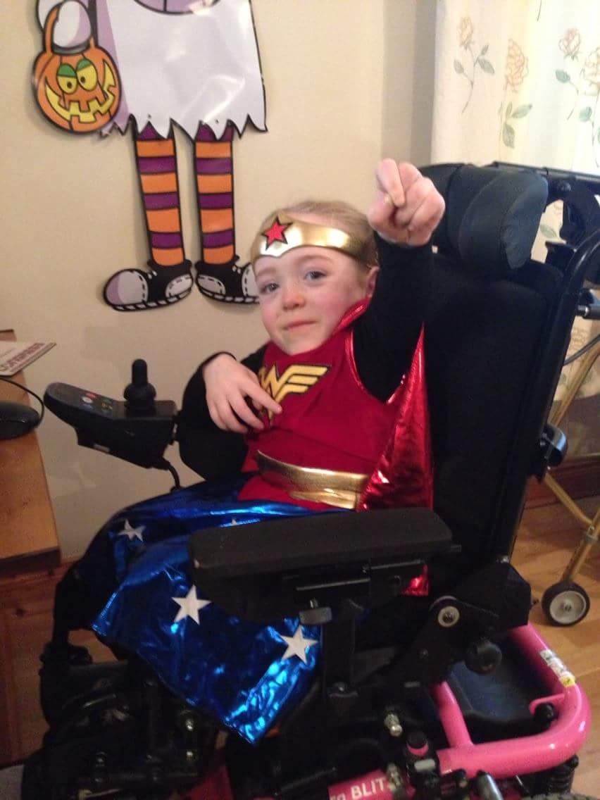 MyWayAccess's tweet photo. Grace is a superhero to all who know her @RTELateLateShow @roinnslainte #getgraceonthelatelateshow #LateLateShow #vimizim #morquio #monaghan https://t.co/KkvoK1wEf6
