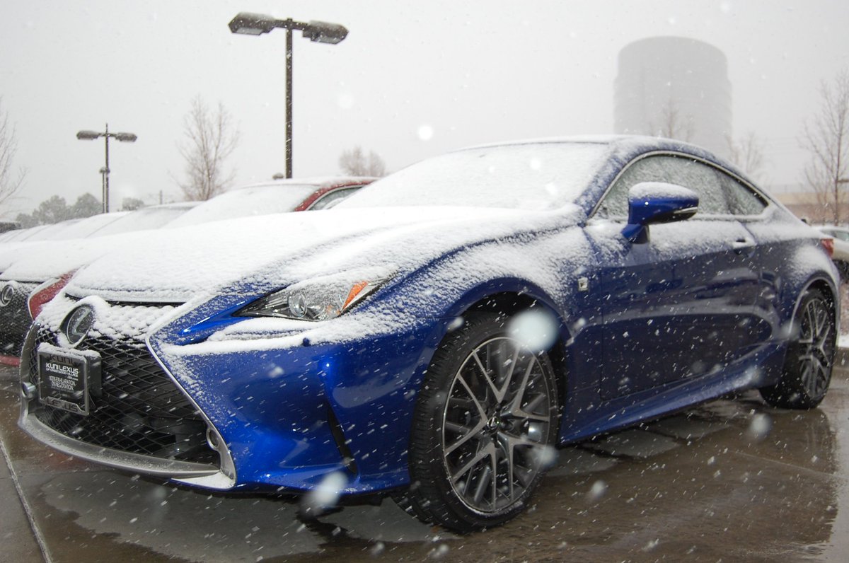Kuni_Lexus's tweet photo. It's #fsportfriday and this beautiful L/Certified AWD RC 350 F Sport is perfect for the snowy roads! #rc350 #snow❄️ #awd #lexus #lexuslover https://t.co/5A41i3WBzI