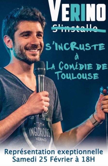 Marionlaluciole's tweet photo. Eh les petits potes ! 
@verinaze s'incruste à #Toulouse 
et rajoute une séance demain à 18H. 
RESERVATIONS 
https://t.co/Gd3r2E7tQQ

RT !!! https://t.co/ciCqjQX45J