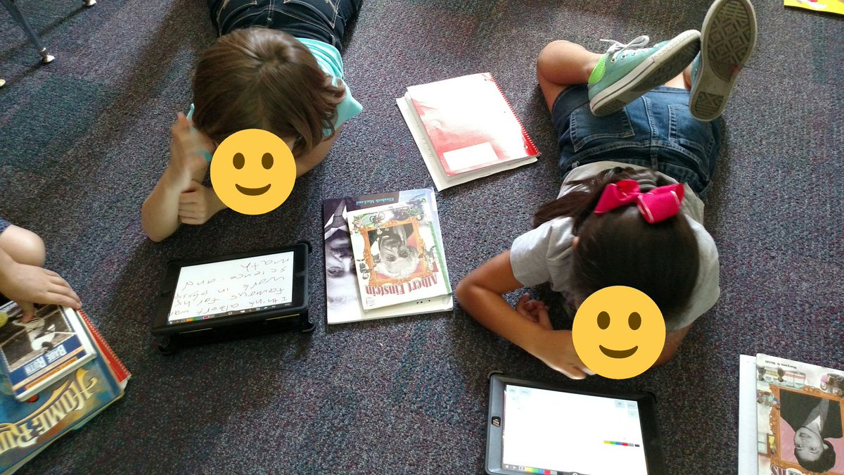 vgschroeder's tweet photo. Write Pair Share - Using Showme app as whiteboards to respond then share. #ElginLearns #ElginLevelUp @ElginAcademics @ELGINISD_NEIDIG https://t.co/eLPOQwaZbT