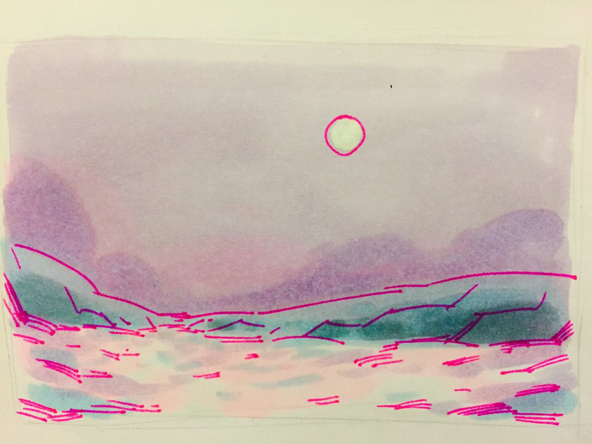 A few scribbles from this evening 