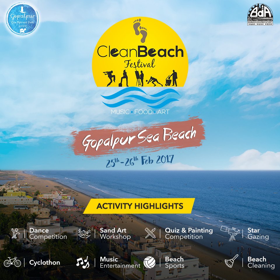 Cleanbeachfest's tweet image. One of kind initiative in India that needs all the support to travel to all the coastal states of India #CleanBeachFest #Gopalpur !!