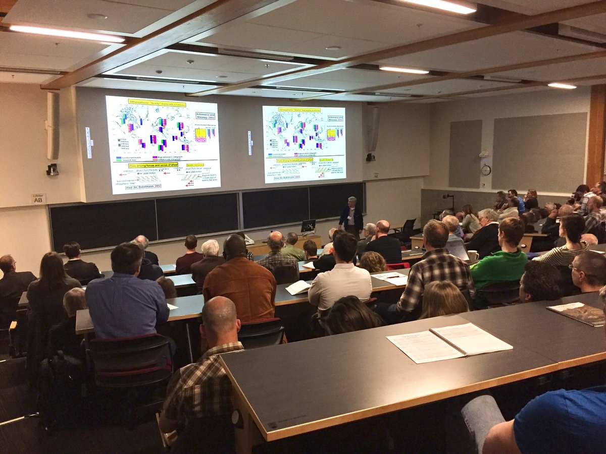 GeoLibs's tweet photo. Full house for this year's Cordilleran Tectonics Workshop hosted by @MDRUubc! Kicking off the weekend with an evening session. #geology https://t.co/Rq3uHdekny