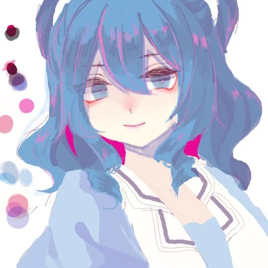 顔だけ描いて満足した系の青娥さま 