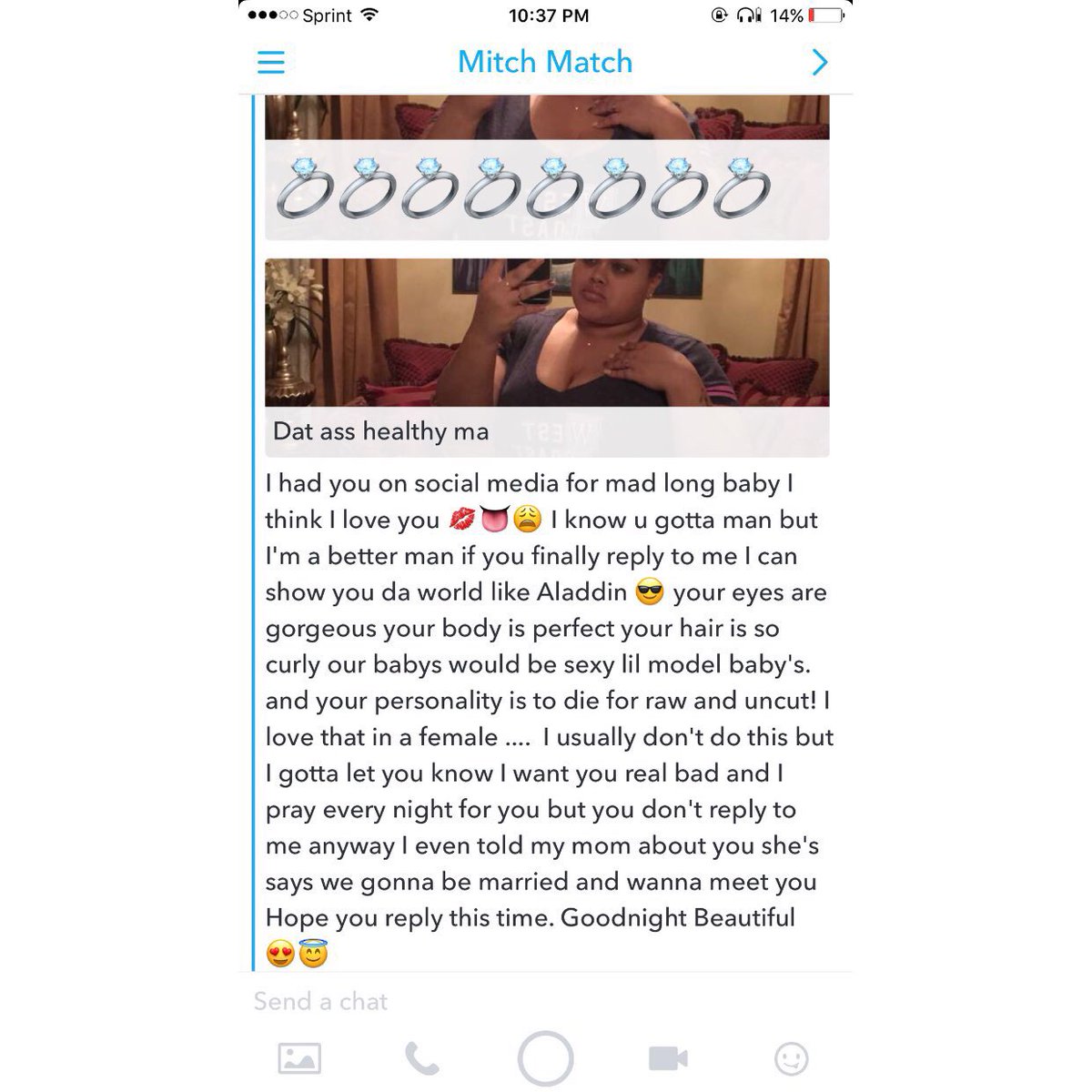 OnikehAlexus's tweet photo. #LoveAtFirstSnap I suppose?! 🤔🙄🤦🏻♀️ I hope he's not deadass 😒 https://t.co/LXhZp4zDuu