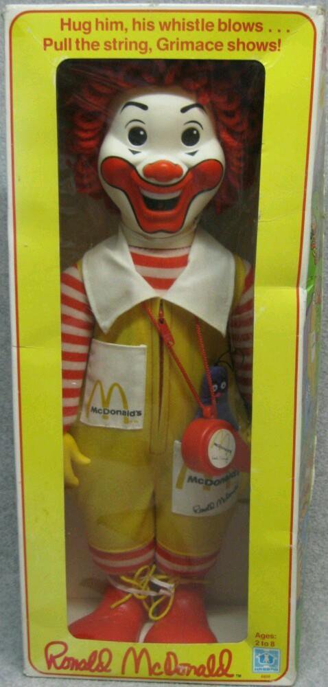 ronald mcdonald doll 80s