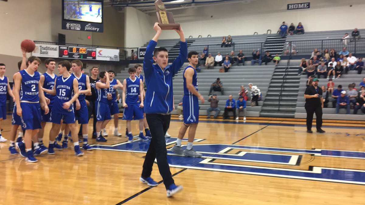 Joe Matthews (@joekmatt) on Twitter photo <a href="/LCAathletics/">LCA Athletics</a> <a href="/LCAKYEagles/">Lexington Christian</a> nice moment for Jack. The team sent him to get the 🏆. Well done. <a href="/LCAathletics/">LCA Athletics</a> <a href="/LCAKYEagles/">Lexington Christian</a> nice moment for Jack. The team sent him to get the 🏆. Well done.