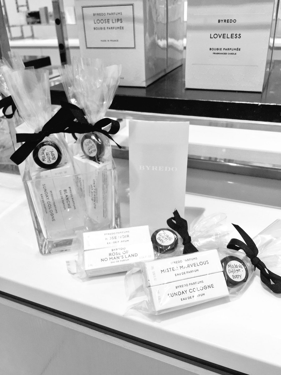 Making gifts for my awesome #Byredo customers. Time to get a new scent for Spring ! #Nordstrom <a href="/Byredo/">Byredo</a> #vancouver