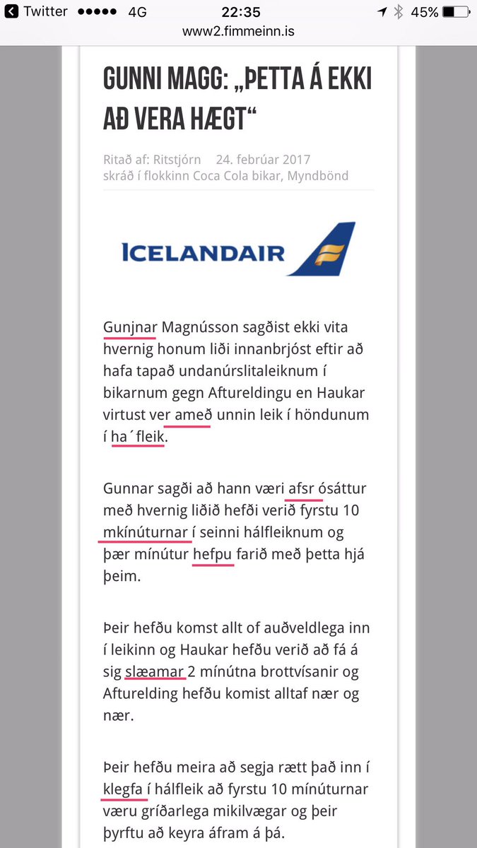 Skil vel að menn hafi verið með smá skjálfta eftir þennan leik 😂#UMFAvsHaukar #CocaColabikarinn