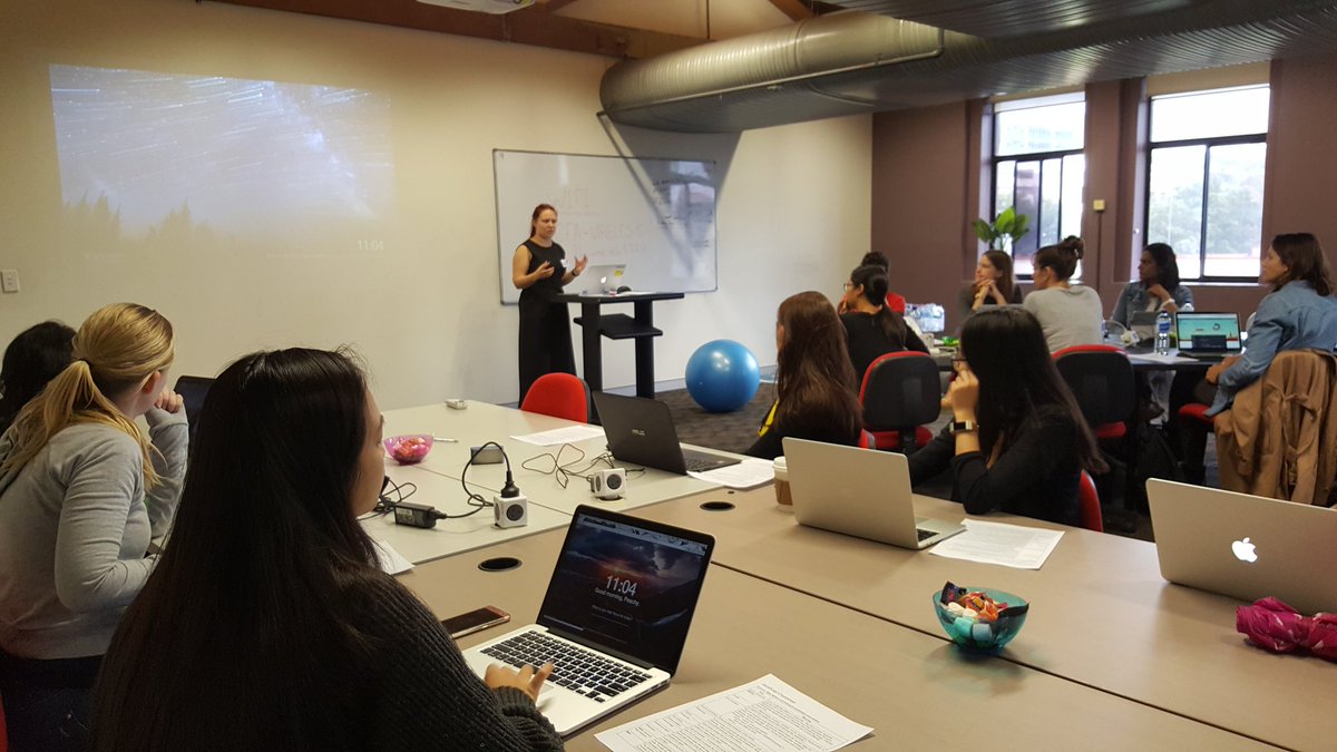 ReenaRajani's tweet photo. Our 3 levels of #javascript workshops in full swing @NodeGirlsSydney @coderfactory https://t.co/Di5ZpoHGHk
