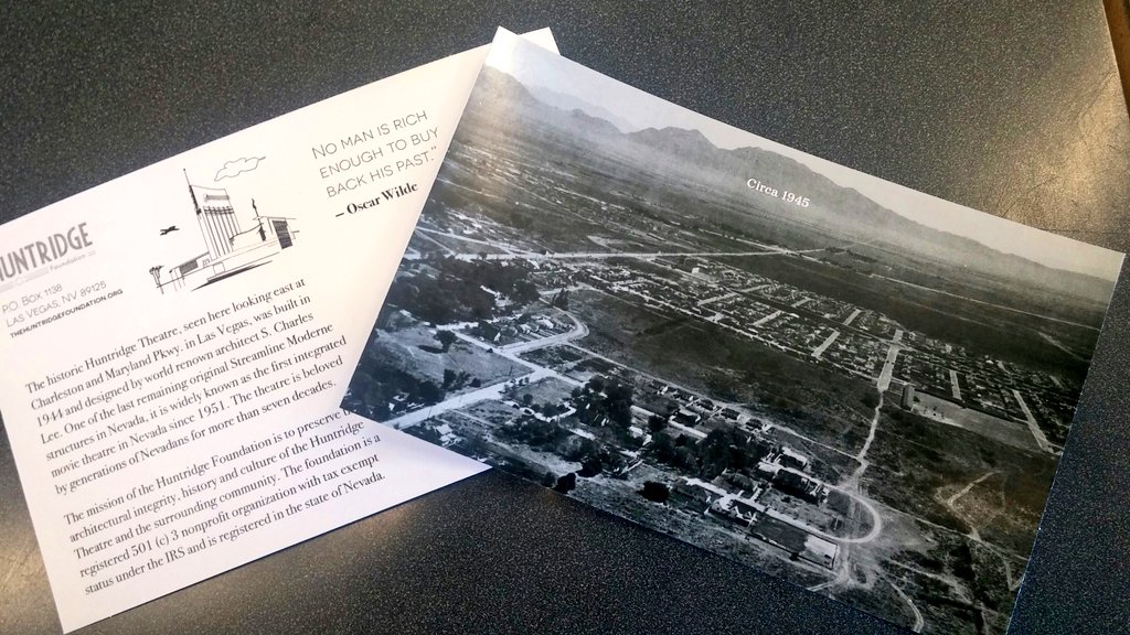 LVHuntridge's tweet image. Our latest informational piece on the #Huntridge Theatre: postcards! #SavetheHuntridge  #memoryproject