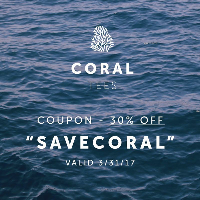 CoralTees's tweet photo. Coral Tees launches 3/31/17 - use promo "SAVECORAL" for 30% off your entire order.. https://t.co/7ZH7Ttwdzr
