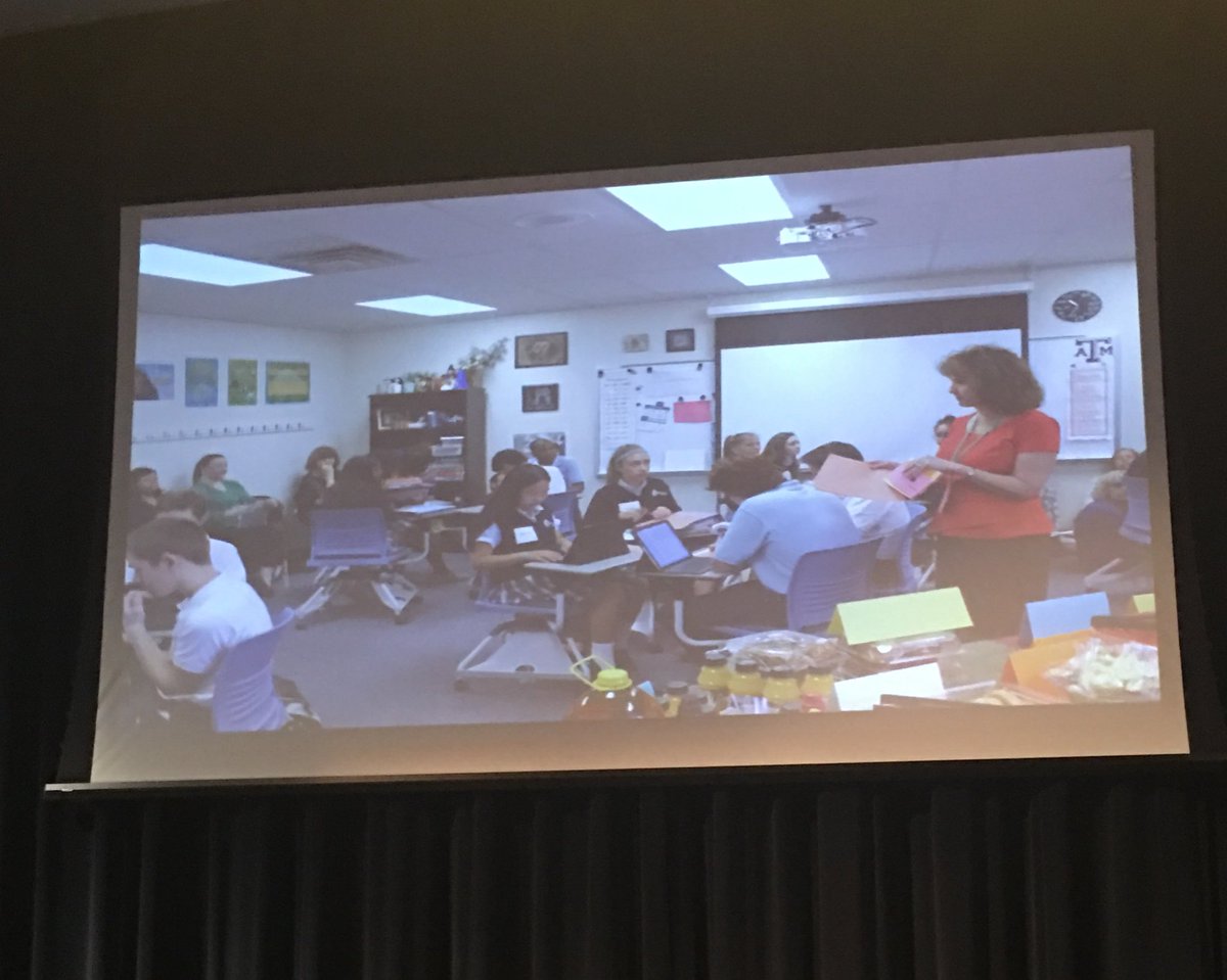 fundmc01's tweet photo. @AllSaintsTyler teachers on the big screen #llichat #llisw https://t.co/rYEsVklAaZ