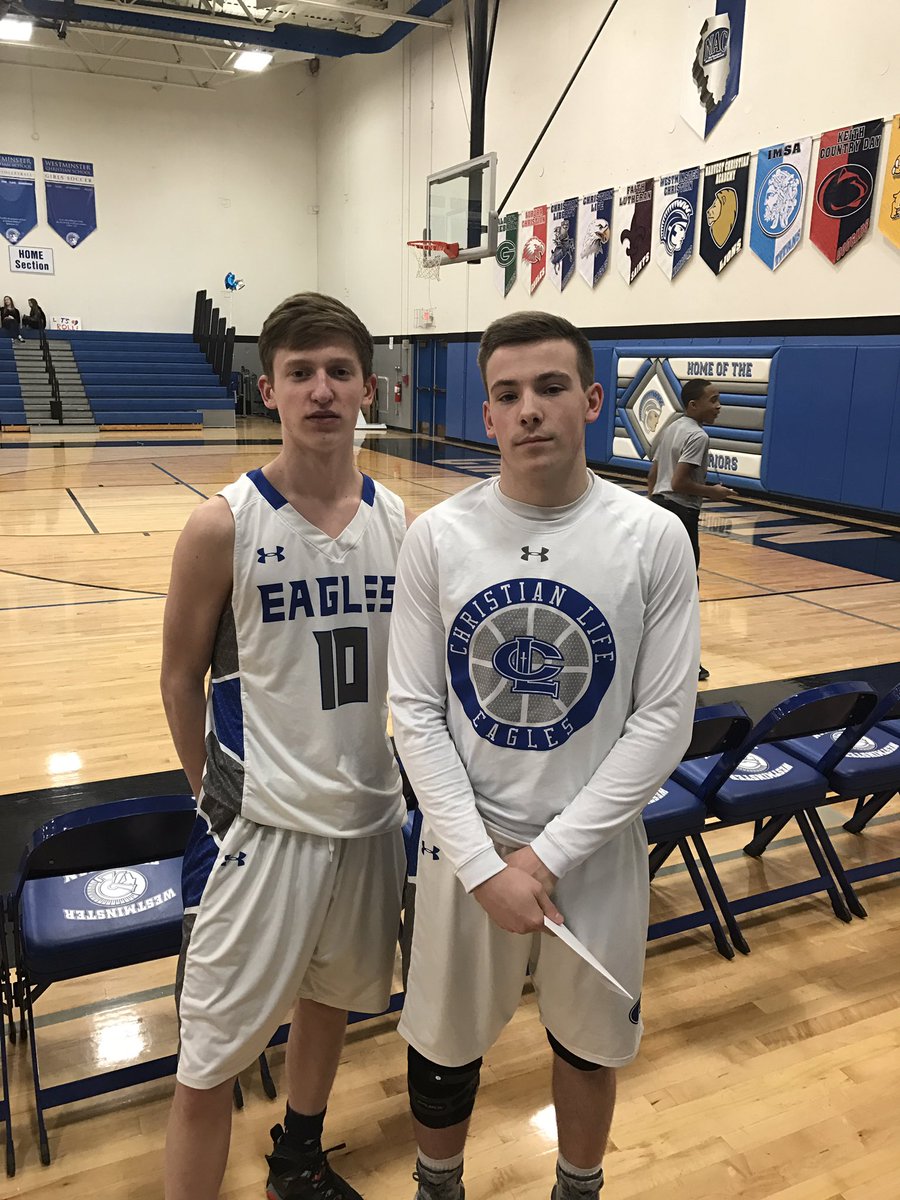 CLSAthletics's tweet photo. Congrats Aaron Jacobs and Paul Jalbert for advancing in the IHSA Regional 3 point competition. #clsathletics https://t.co/ZlHKYdsgAm