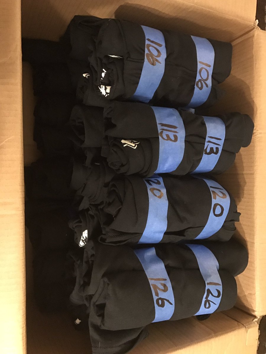 Champion/NE Qualifiers shirts ready to go for tomorrow!