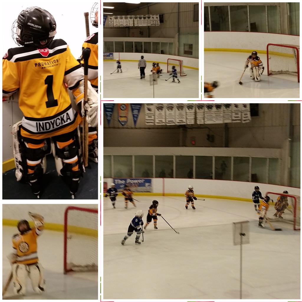 NadiaFlaim's tweet photo. Raising future @NHL @HockeyCanada goalie. Lord (or better yet @KevinWeekes) help me! Pure ❤ on skates. #godsondreams #typicallycanadian🍁 https://t.co/oJfvLtGVkf