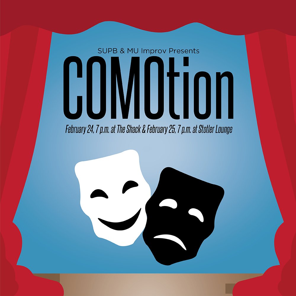 MUStudentUnions's tweet image. Head to The Shack right now for #COMOtion! Enjoy comedy by @MUImprov and other groups from around the country. ow.ly/3BRN309kgWE