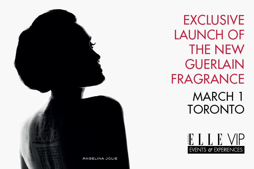 ElleCanada's tweet photo. You're invited to an exclusive launch of the new fragrance by Guerlain inspired by Angelina Jolie on March 1. RSVP https://t.co/rXUDzq2Tyl https://t.co/RePdopEOgy