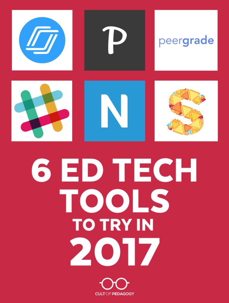 6 #EdTech Tools to Try in 2017 via <a href="/cultofpedagogy/">Cult of Pedagogy</a> | cultofpedagogy.com/ed-tech-tools-…